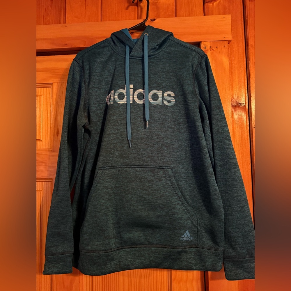 Adidas blue hoodie size women’s large